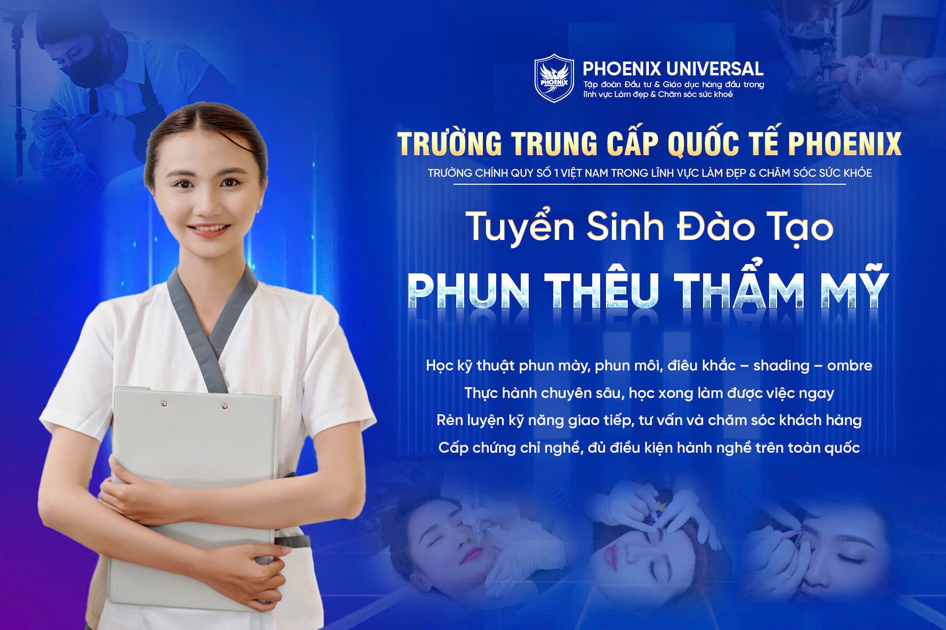 Chuyên Ngành phun thêu thẩm mỹ
