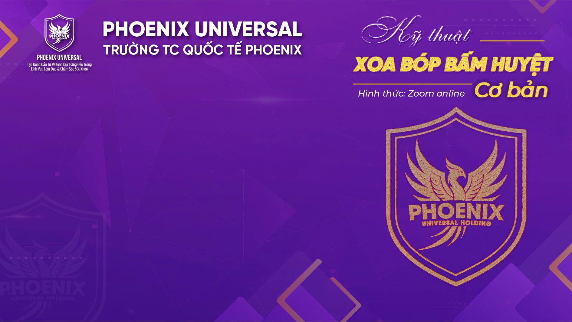 Thông báo Về việc mở lớp Xoa bóp bấm huyệt – Ngành: chăm sóc sức khoẻ