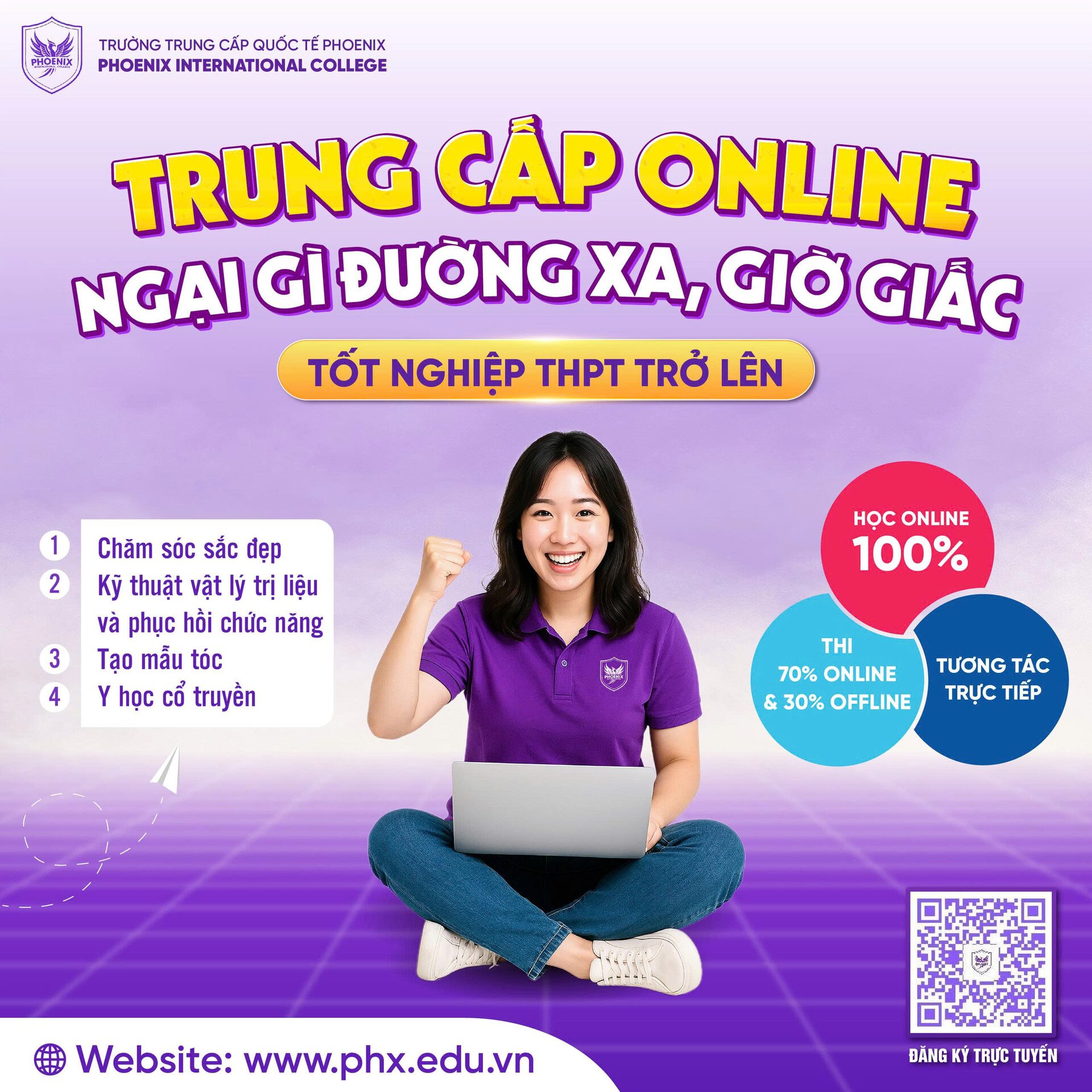 THÔNG BÁO TUYỂN SINH VÀ KHAI GIẢNG CÁC LỚP TRUNG CẤP